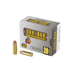 Corbon Ammo, Self Defense, 38 Super, 115 GR, JHP, +P, 20 BX