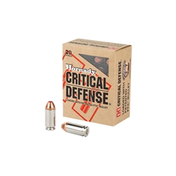 Hornady, Critical Defense, 40S&W, 165 GR, Flex Tip, 20 BX