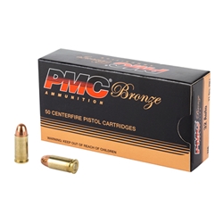 PMC Ammunition, Bronze, 32 ACP, 71 GR, FMJ, 50 BX