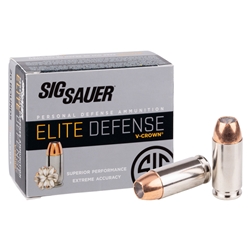 Sig Sauer Elite Performance V- Crown 40 S&W 180 gr JHP 20 Bx