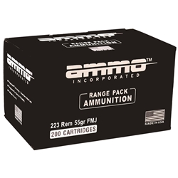 Ammo Inc .223 55 GR FMJ 200 BX