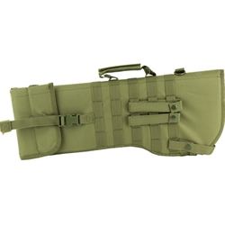 NcSTAR, Rifle Scabbard, Green, Nylon, 22" Length, Six Metal D-Ring locations, Includes Padded Shoulder Sling