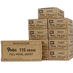 Winchester 9mm 115 gr 500 Rds