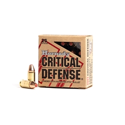 Hornady 90250 Critical Defense 9mm 115 GR FTX 25 Rounds