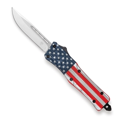 Cobratec Cerakote American Flag CTK-1 OTF Knife