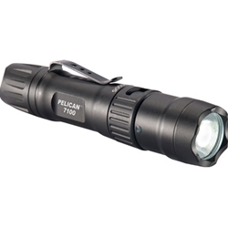 Pelican, 7100 Variable Output LED - 695/348/33 Flashlight with Clip, Rechargeable