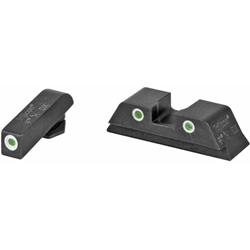 Trijicon, Tritium Night Sight, Fits Glock 17/19/26/27/33/34 Green/Green, 3 Dot