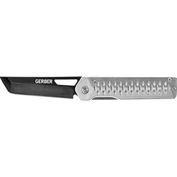 Gerber Gear Ayako Folding Pocket Knife with Clip, EDC Knife, Silver, Stainless Steel