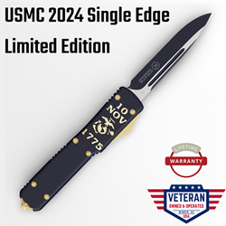 Krate Tactical 2024 USMC Birthday OTF Knife (Single Edge)