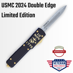 Krate Tactical 2024 USMC Birthday OTF Knife (Double Edge)