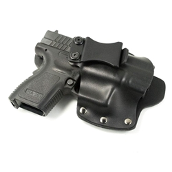 Bullseye Custom Holster MATTE BLACK Hybrid Kit IWB RH Med