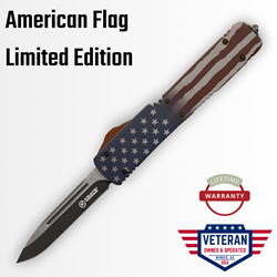 Krate Tactical American Flag OTF Knife