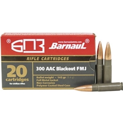 Barnaul Barnaul .300 AAC Blackout, FMJ 145Gr, 20 BX