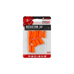 Radians, Resistor 32 Disposable Foam Earplugs, 6 Pair Uncorded