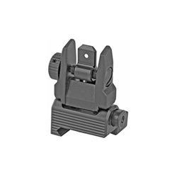 Leapers, Inc. - UTG, Accu-Sync Spring-loaded AR15 Flip-up Rear Sight, Black