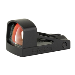 Shield Sights, Reflex Mini Sight, Compact, Glass Edition, Red Dot Sight, Non Magnified, Fits RMSc Footprint, 4MOA Dot, Black