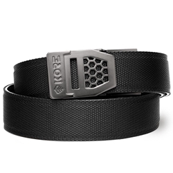 Kore Essentials, Black Tactical Nylon Gun Belt, 1.5", X6 Gunmetal Buckle