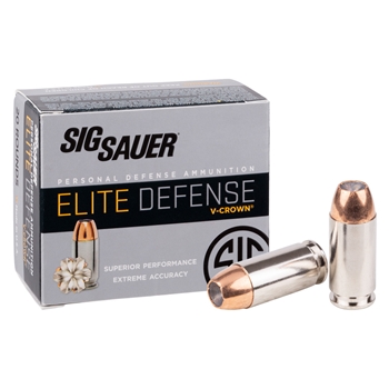 Sig Sauer Elite Performance V- Crown 40 S&W 180 gr JHP 20 Bx