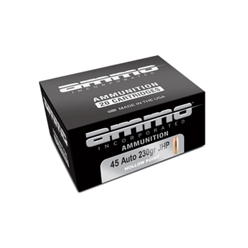 AMMO INC 45 ACP 230 GR JHP 20 BX