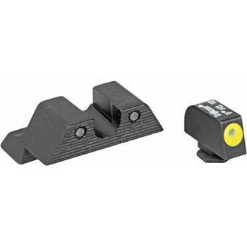 Trijicon, HD Tritium Night Sights, Fits Glock, Yellow Outline