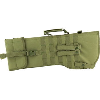 NcSTAR, Rifle Scabbard, Green, Nylon, 22" Length, Six Metal D-Ring locations, Includes Padded Shoulder Sling