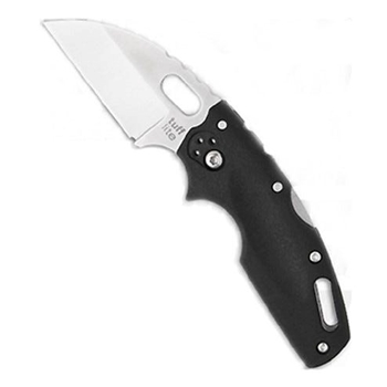 Cold Steel, Tuff Lite, 2.50", Folding, Plain, Sheepsfoot Japanese AUS-8A SS, Blade/Black, Griv-Ex Handle