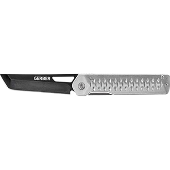 Gerber Gear Ayako Folding Pocket Knife with Clip, EDC Knife, Silver, Stainless Steel