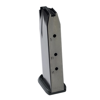 FN, Magazine, 40 S&W, Fits FN FNX/FNS, 14rd, Black Stainless Steel