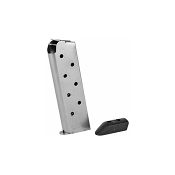 Charles McCormick, Match Grade Magazine, 45ACP, 8 Rounds, Fits 1911, Includes Polymer Base Pad, Stainless