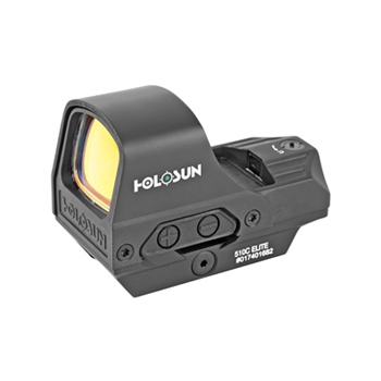 Holosun Technologies, Bpen Reflex, Green 2MOA Dot or 2MOA Dot with 65MOA Circle, Solar with Internal Battery, Quick Release Mount, AR Riser, Protective Hood, Black Finish