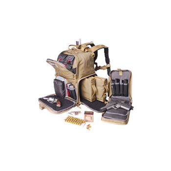 GPS, Tactical, Backpack, Tan, Soft, 3 Internal Pistol Cases