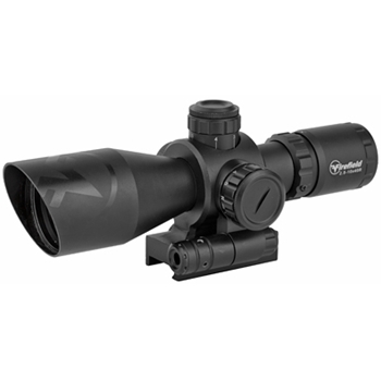 Firefield, Barrage Rifle Scope, 2.5-10X40, Black, Class IIIA Red Laser