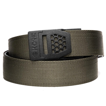 Kore Essentials, Ranger Green Tactical Nylon Gun Belt, 1.5", X6 Black Buckle